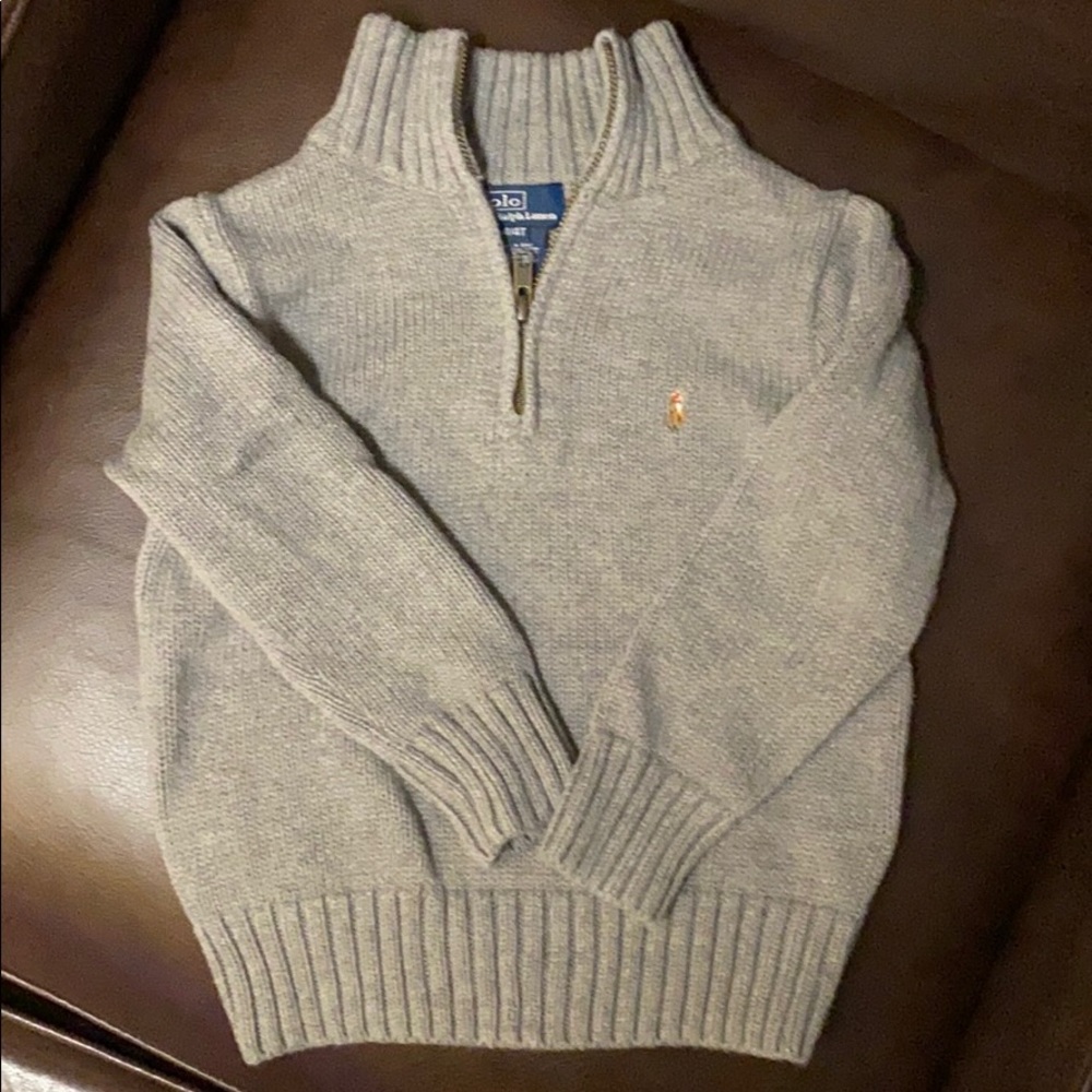 Gray Ralph Lauren Sweater